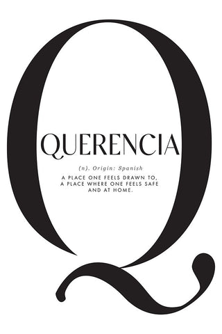 Querencia definition White Modern Wood Framed Art Print with Double Matting by Laiz Blursbyai, Rosana