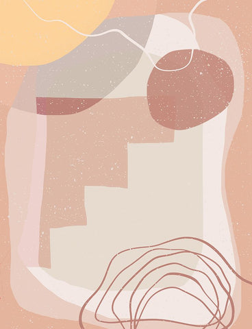 Stairway to Heaven Black Ornate Wood Framed Art Print with Double Matting by Demir, Aylin