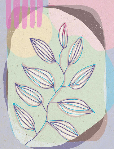 High Hopes White Modern Wood Framed Art Print with Double Matting by Demir, Aylin