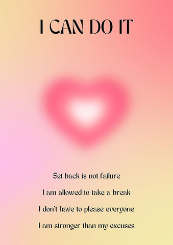 Motivational Aura Poster Black Ornate Wood Framed Art Print with Double Matting by Amelie