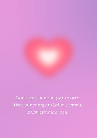 Motivational Aura Poster White Modern Wood Framed Art Print with Double Matting by Amelie