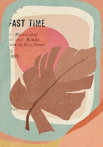 Fall Begins Black Modern Wood Framed Art Print by Demir, Aylin