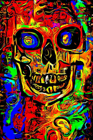 End Black Modern Wood Framed Art Print by Baco, Velibor