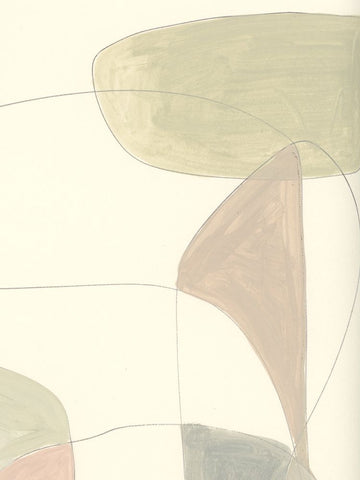 Around Black Modern Wood Framed Art Print by Hobday, Dan