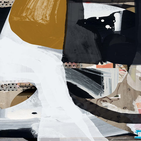 Trading Black Modern Wood Framed Art Print by Hobday, Dan