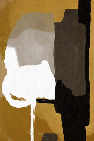 Resting Black Modern Wood Framed Art Print by Hobday, Dan