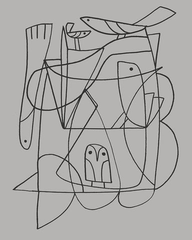 Daily No2 Black Modern Wood Framed Art Print by Hobday, Dan