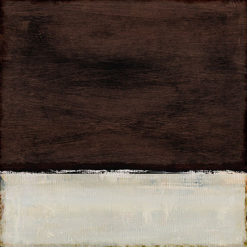 Night Black Modern Wood Framed Art Print by Hobday, Dan