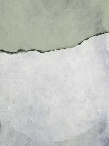 Divided White Modern Wood Framed Art Print with Double Matting by Hobday, Dan