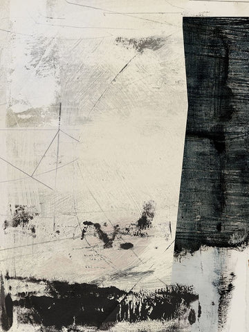 Movement Black Modern Wood Framed Art Print by Hobday, Dan