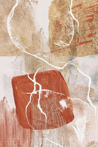 Golden globe 1 Black Ornate Wood Framed Art Print with Double Matting by Ann Moss, Sally