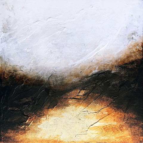 Ancient Sun Black Modern Wood Framed Art Print by Storms, Alyson