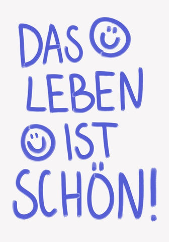 Life is Beautiful Black Ornate Wood Framed Art Print with Double Matting by Fritsch, Athene