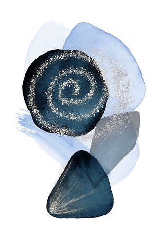 Arctic Ice-2 White Modern Wood Framed Art Print with Double Matting by Ann Moss, Sally