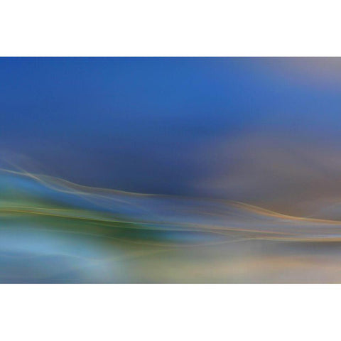 Dreamy Waters Black Modern Wood Framed Art Print by Marthinussen, Willy
