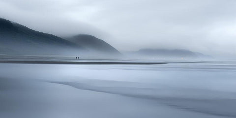 Summer Has Gone... Black Ornate Wood Framed Art Print with Double Matting by M. Garcia, Jesus