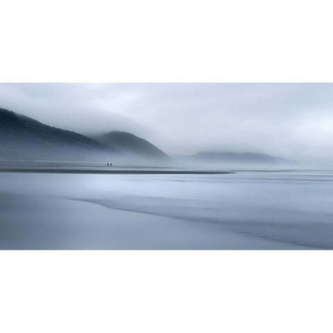 Summer Has Gone... Black Modern Wood Framed Art Print by M. Garcia, Jesus