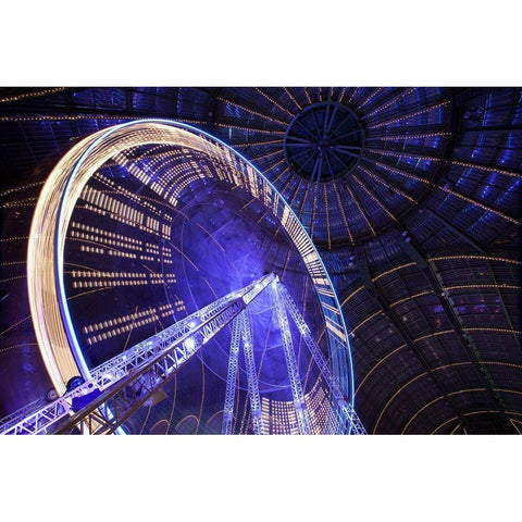 Wheeeeeeeeeeeeeeel ! White Modern Wood Framed Art Print by Vigoureux, Guillaume