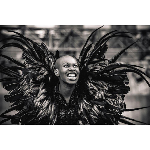 Skunk Anansie White Modern Wood Framed Art Print by Unknown