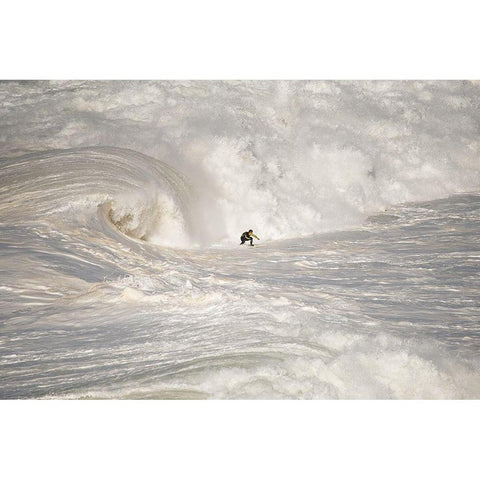 Nazarac North Canyon White Modern Wood Framed Art Print by Caria, Rui