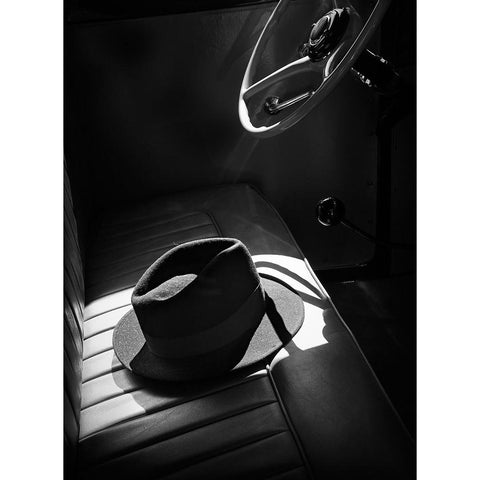 In The Sun Black Modern Wood Framed Art Print with Double Matting by Read, Barbara
