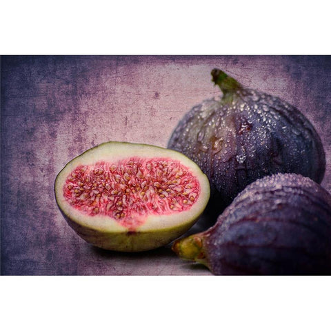 Figs White Modern Wood Framed Art Print by Cmarits, Hannes