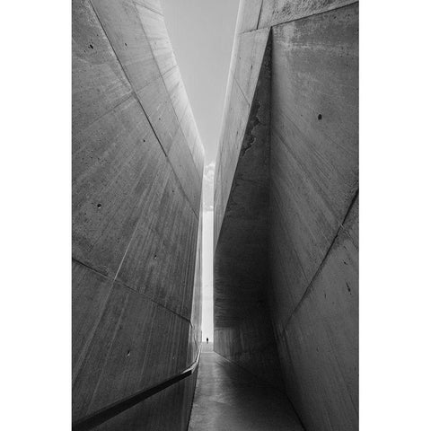Between Two Worlds White Modern Wood Framed Art Print by P Neto, Filipe