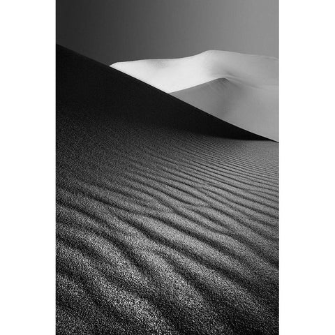 An Ice Hill In Desert ! White Modern Wood Framed Art Print by Barootkoob, Ali