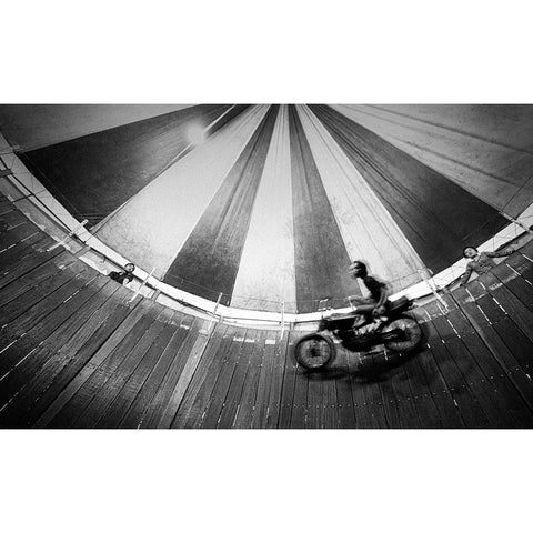 Daredevil White Modern Wood Framed Art Print by Maulana, Firman