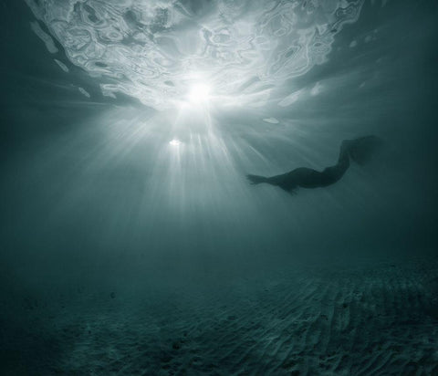 They Exist Black Ornate Wood Framed Art Print with Double Matting by Narchuk, Andrey