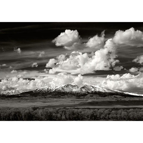 South Crazies Black Modern Wood Framed Art Print by Wesler, Jay