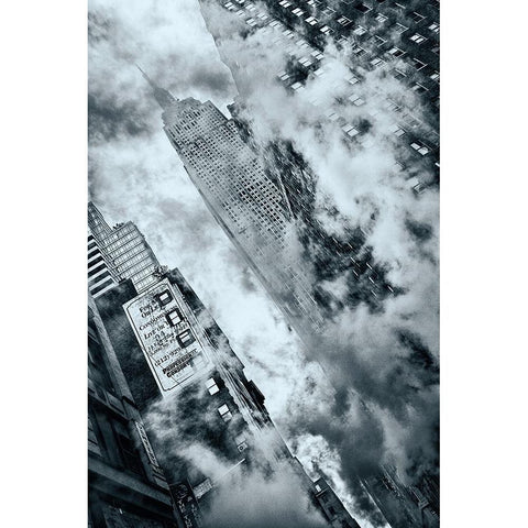 Untitled Black Modern Wood Framed Art Print by Bravin, Fabien