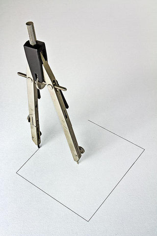 Unlikely... White Modern Wood Framed Art Print with Double Matting by Solo, Mister