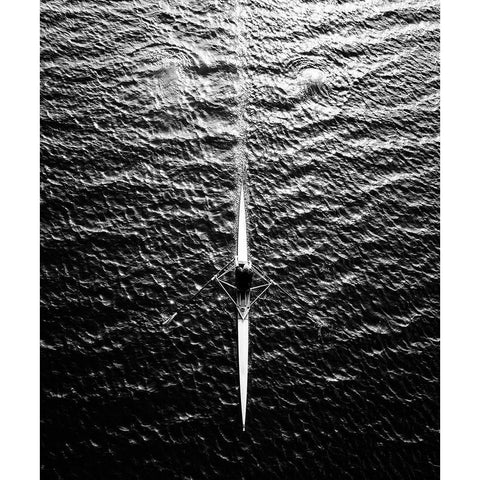 Untitled Black Modern Wood Framed Art Print with Double Matting by Hardekopf, Friedhelm