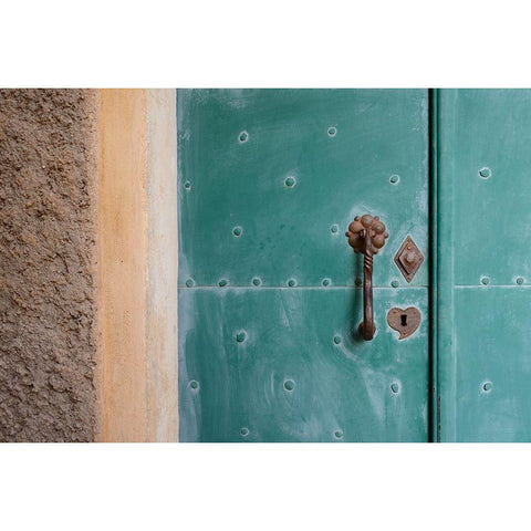 The Special Door Black Modern Wood Framed Art Print with Double Matting by Gronkjar, Lotte