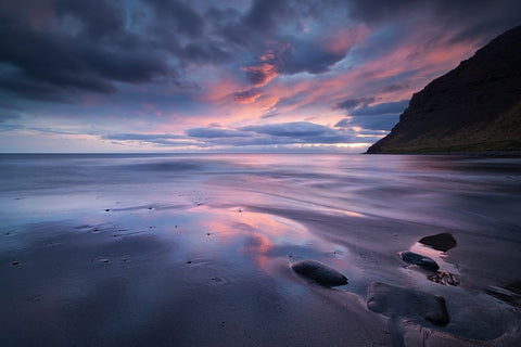 ... Summer Dream Black Ornate Wood Framed Art Print with Double Matting by Hoffmann, Raymond