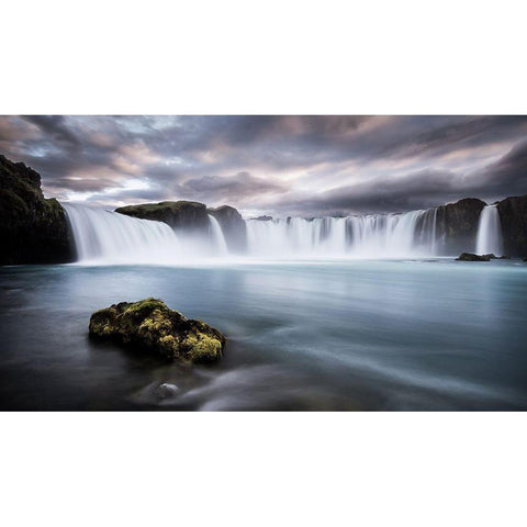 Eternal Flow Gold Ornate Wood Framed Art Print with Double Matting by Wonisch, Andreas