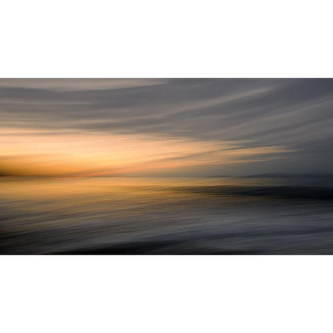 Silence Black Modern Wood Framed Art Print by Pascual Buye, Santiago