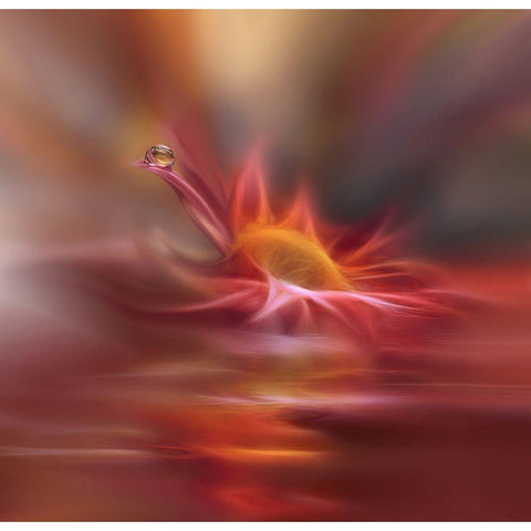 Song Of My Soul... Gold Ornate Wood Framed Art Print with Double Matting by Nan, Juliana