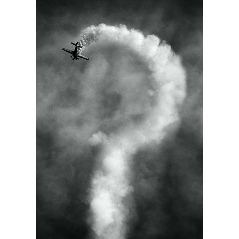 Questions About This Manoeuvre?-Anyone?-No? White Modern Wood Framed Art Print by Reinders, Riekus