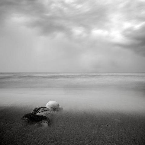 The Rock Gold Ornate Wood Framed Art Print with Double Matting by Antonio Cobo, Marco