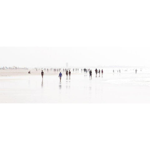 Costa De La Luz Iv White Modern Wood Framed Art Print by Hennig, Anatol