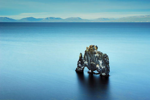 In The Middle Of Nowhere Black Ornate Wood Framed Art Print with Double Matting by Ruoppolo, Luigi