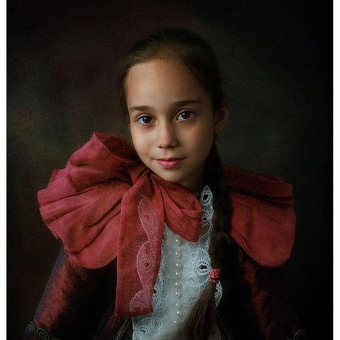 *** Black Modern Wood Framed Art Print with Double Matting by Melik-Nubarova, Svetlana