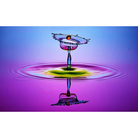 Chalice Colors Full Black Modern Wood Framed Art Print by Berkati, Muhammad