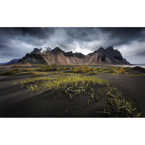 Stokksnes White Modern Wood Framed Art Print by Bogaerts, Sus