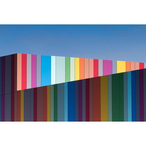 Urban Candy White Modern Wood Framed Art Print by Evans, Gregory