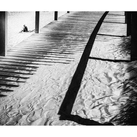 Back In Your Box Black Modern Wood Framed Art Print with Double Matting by Mexia, Laura