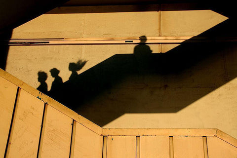 Untitled Black Ornate Wood Framed Art Print with Double Matting by Uzun, Tahir