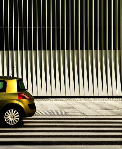 Untitled Black Ornate Wood Framed Art Print with Double Matting by Niemiec, Anna